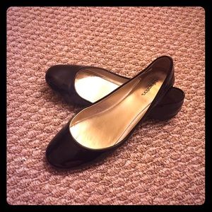Black color flats