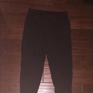 black joggers