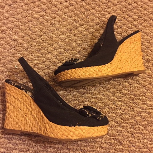 Black MIA wedges