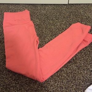 Pink Fleece leggings