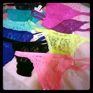 EVERY COLOR 9 NWT VICTORIA'S SECRET G-StringThongs