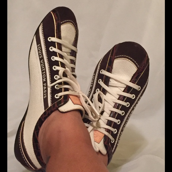 SOLD on Mercari = Authentic Louis Vuitton Sneakers