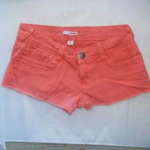 BONGO coral shorts size 0