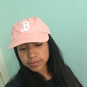 Pink Red Sox Baseball Cap
