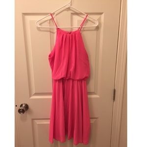 Boutique Neon Pink Dress