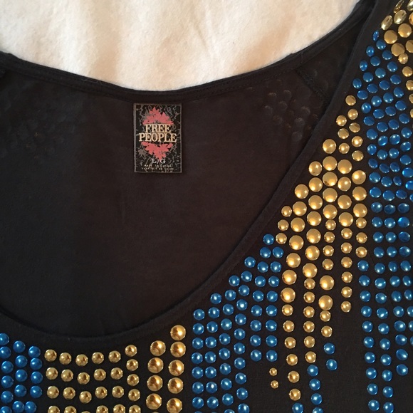 Y2K Free People Batwing Top - Picture 5 of 5