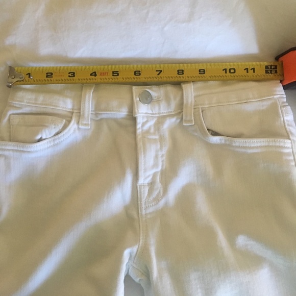 J BRAND skinny leg 811 mid rise jeans sz 25-white - Picture 5 of 5