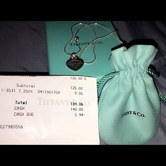 Tiffany & Co heart necklace