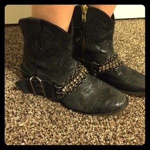 Steve Madden cowboy ankle boots