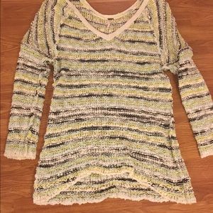 Free People crochet sweater