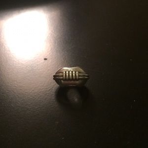 PANDORA Sterling Silver Football Charm