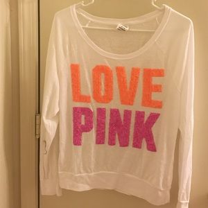 Love pink long sleeve