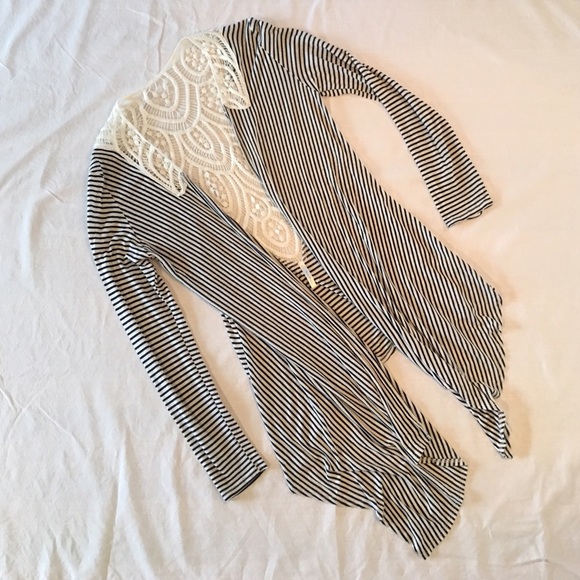 Jackets & Blazers - Draped lace cardigan jacket
