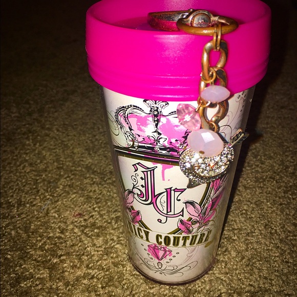 Juicy Couture mug and keychain