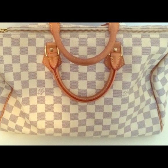 Cream and white lv