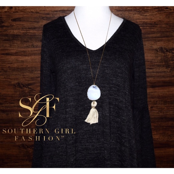 LONG NECKLACE Golden Bohemian Layering Accessory - Picture 2 of 3