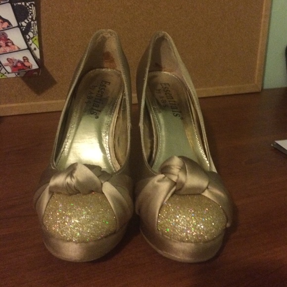 Gold heels