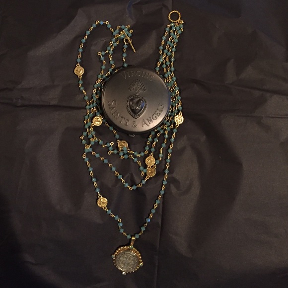 Virgins saints and Angels necklace. Worn once.
