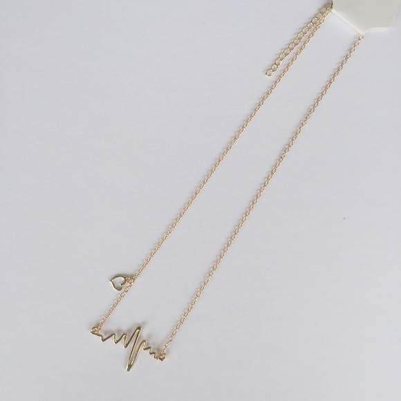 ❗️LAST ONE❗️Heartbeat Lifeline Necklace 😍 - Picture 3 of 3