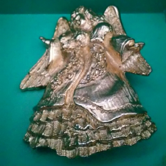 Avon Gold Tone Plated Angel Brooche