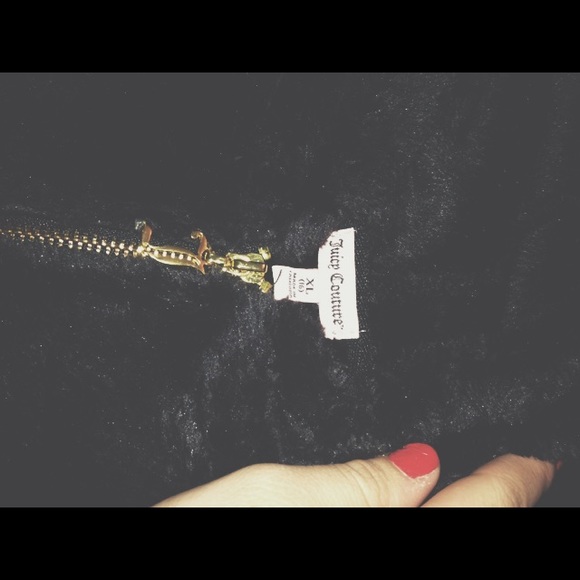 Juicy Couture Black Faux Fur Sweater- *READ BELOW* - Picture 4 of 4