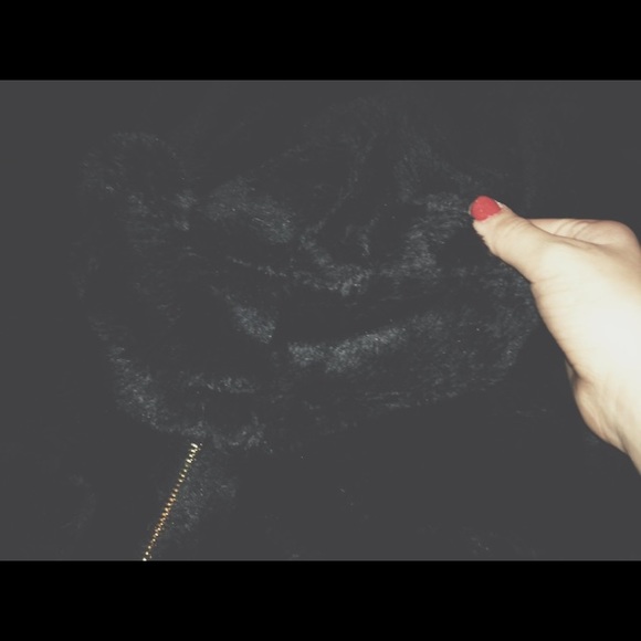 Juicy Couture Black Faux Fur Sweater- *READ BELOW* - Picture 3 of 4