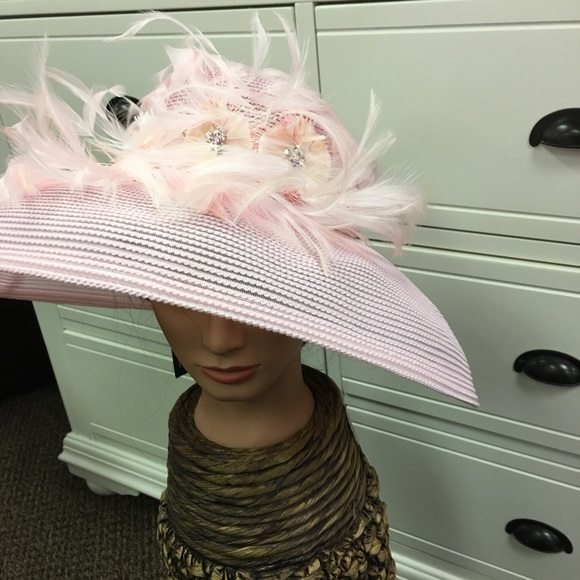 Frank Olive, pink Derby/Tea/Church Hat - Picture 3 of 3
