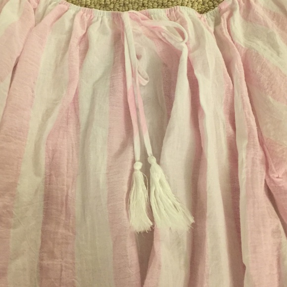 Striped off shoulder crop top - Picture 4 of 4