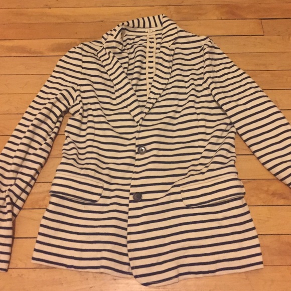 J. Crew stripped blazer