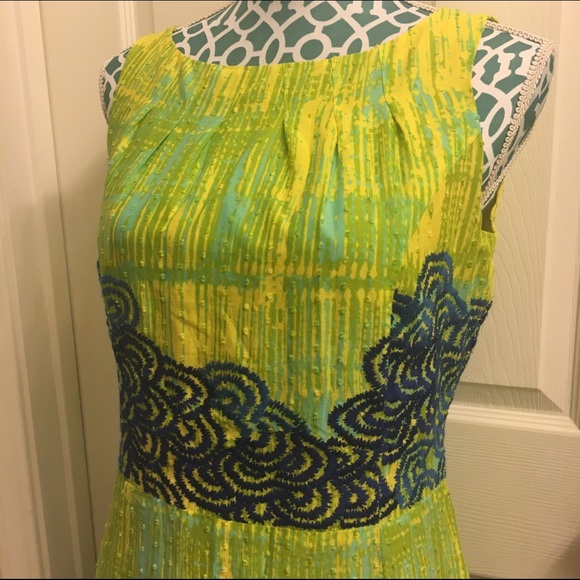 🎉Final cut🎉Azure Lace Scroll Dress 6 - Picture 4 of 4