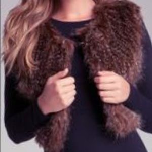 Bebe faux fur vest