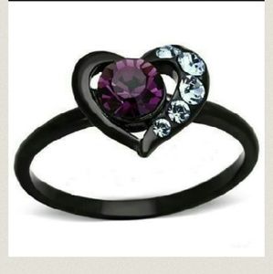 Brand 🆕 Beautiful 18kt Black Gold Filled Ring