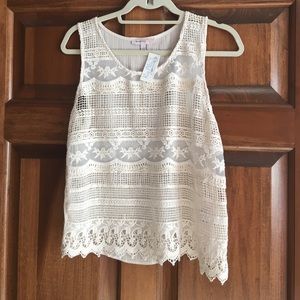 Crotchet Ivory Crop Top