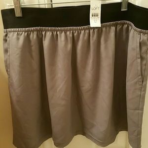 Gray ann taylor skirt