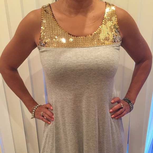 LaRok Tops - Jersey and Sequin Tunic
