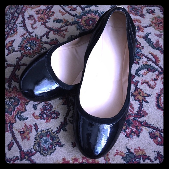 Cole Haan slip-on black flats