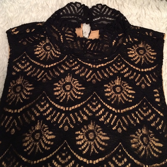 FLASH SALE on Black Lace open-back Dress - Picture 2 of 3