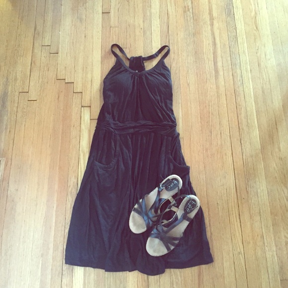 Athleta Black Cotton Dress