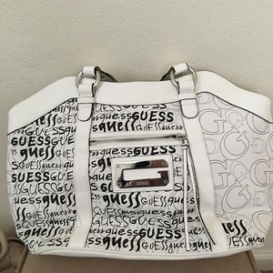 White and black bag