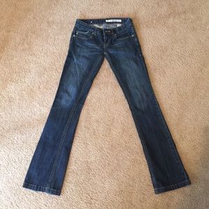 DKNY boot cut stretch jeans