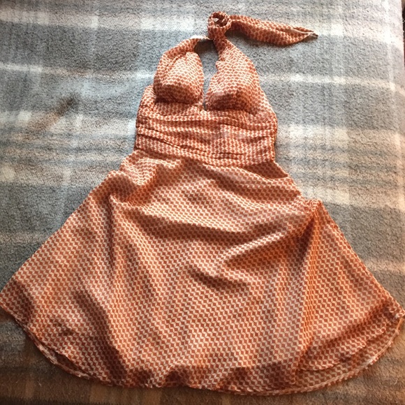 Light halter dress. Worn 2 times