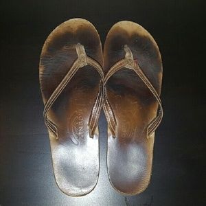 Rainbow Sandals single layer