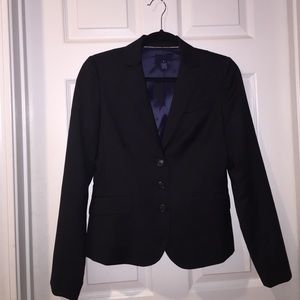 NAVY PINSTRIPE JCREW SKIRT SUIT