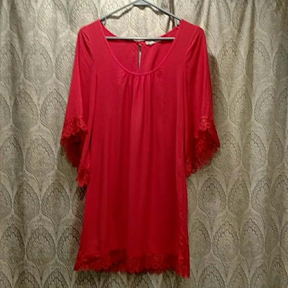Coral dress