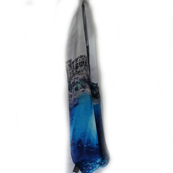 Vince Camuto satin print scarf