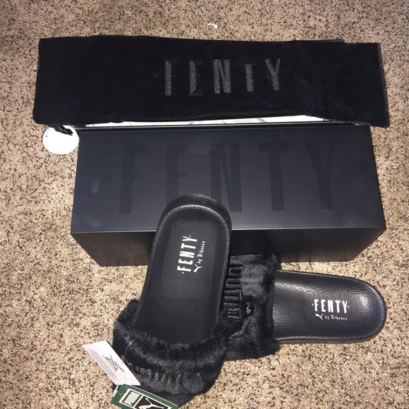 My LAST PAIR of Fenty Fur Slides by Rihanna