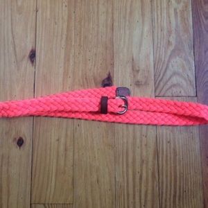 J Crew Salmon braided belt
