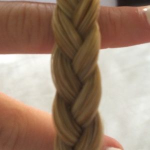 Blonde braided headband