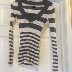 Express striped sweater