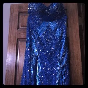 Alyce Paris beaded prom dress